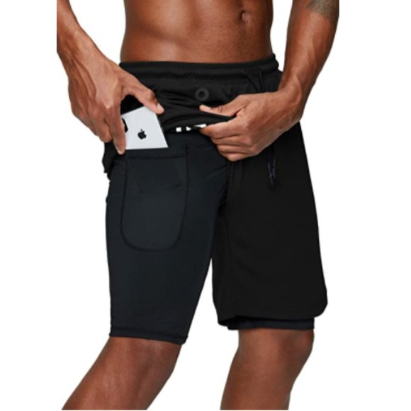 Shorts Mens 2 In 1 Shorts With Phone Pocket Poshmark
